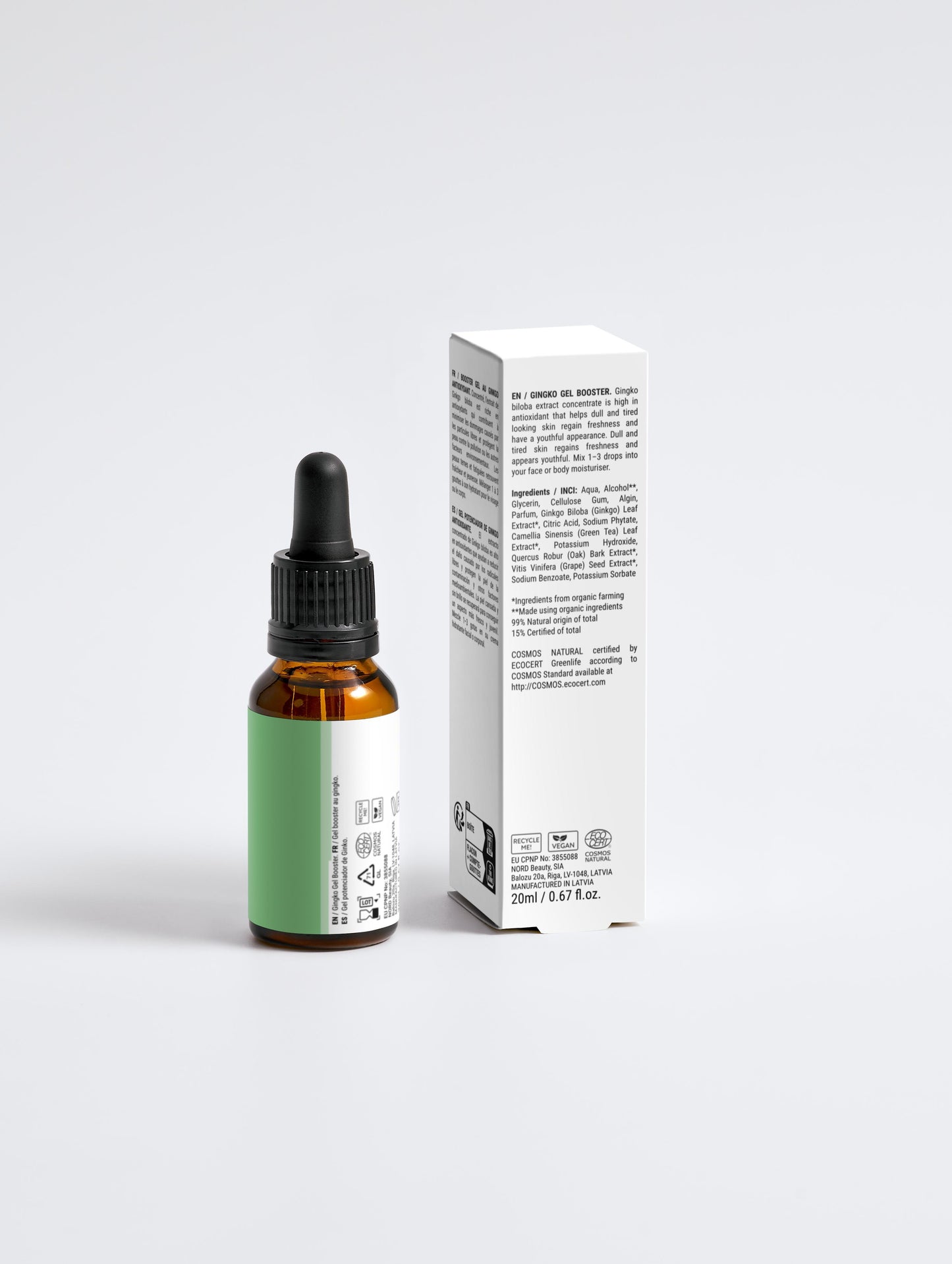 Antioxidant Ginkgo Gel Booster